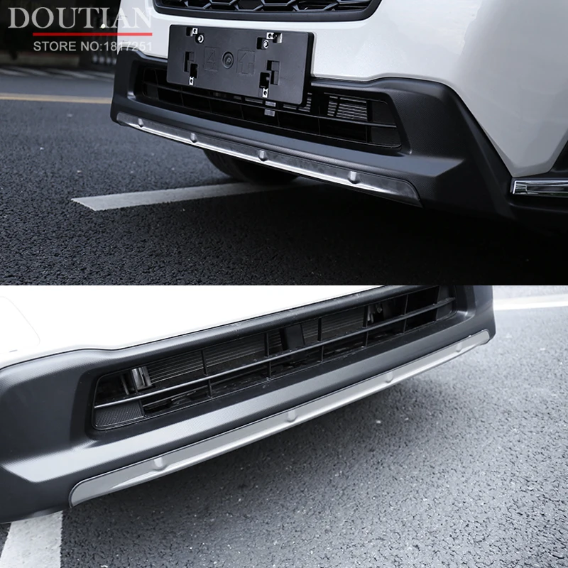 Car-styling For SUBARU XV GT3 GT7 2017 2018 2019 Front Bumper Skid Protector Guard Plate Cover Trims Car Accessories | Автомобили и