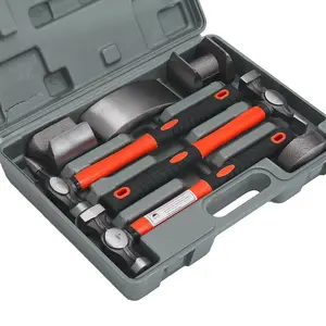 Инструменты для ремонта кузова автомобиля, стекловолокно, 7 шт., сгибатель вмятин комплект инструментов молоток