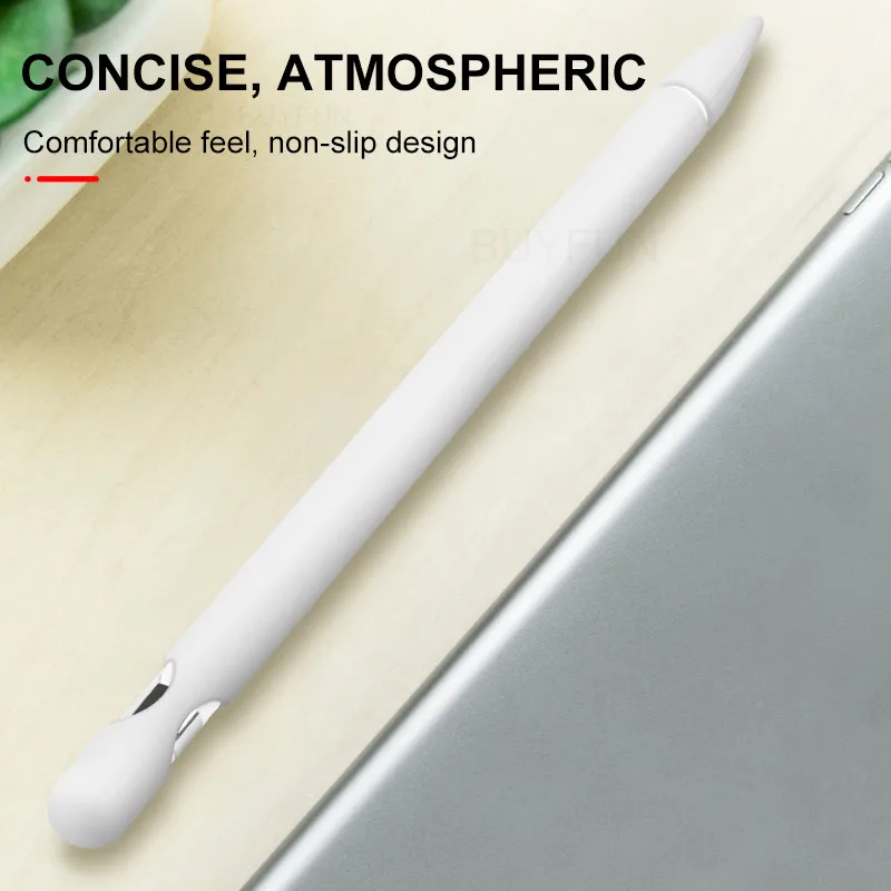 Милый цветной Мягкий силиконовый чехол для Apple Pencil для iPad Tablet стилус защитный чехол