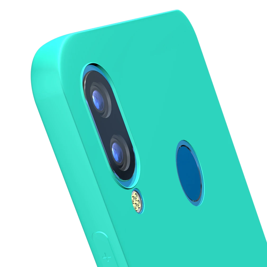 Мягкий чехол для huawei P20 Lite силикон Карамельный цвет Coque матовая крышка смешные