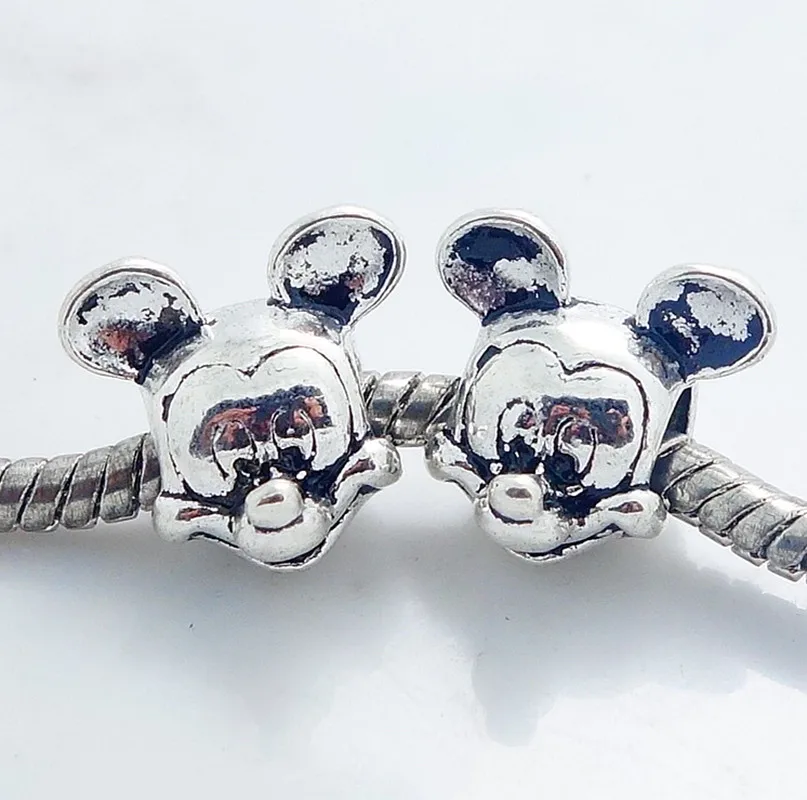 TTBEADS Лидер продаж 1 шт. серебряные европейские Шарм бусины подходит для ожерелья