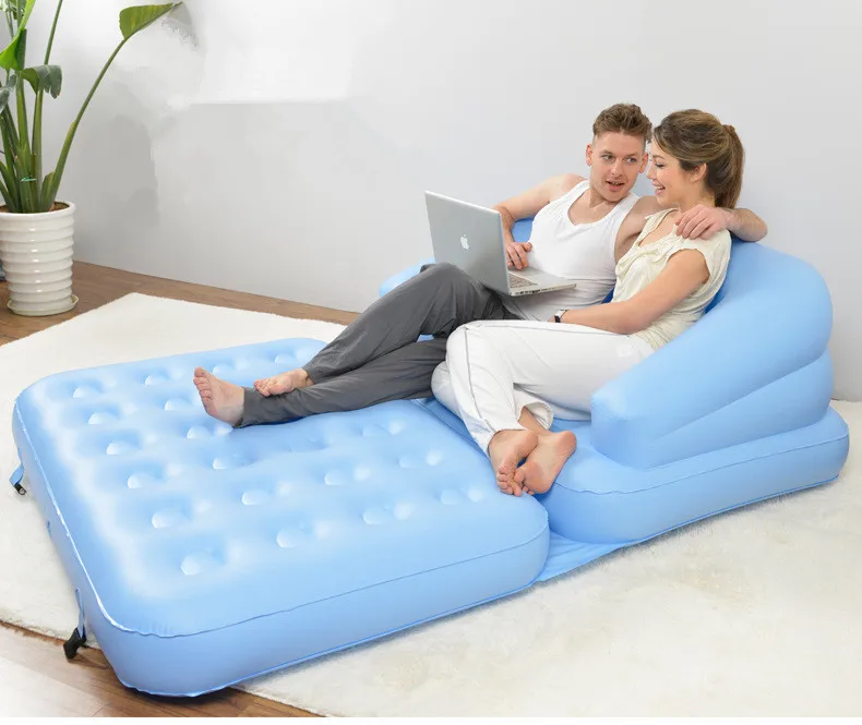 Расширенная складная надувная воздушная сумка надутый Толстый ПВХ диван стул