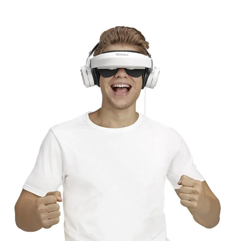 Royole Moon все в одном 2 ГБ/32 Гб 3D VR гарнитура HIFI наушники с эффектом погружения Очки виртуальной реальности 3D виртуальный мобильный кинотеатр