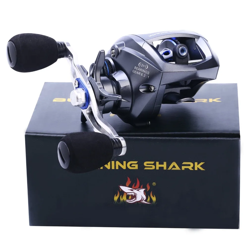 Sougayilang 13BB Baitcasting Рыболовная катушка литья Приманка рыболовная Катушка морской