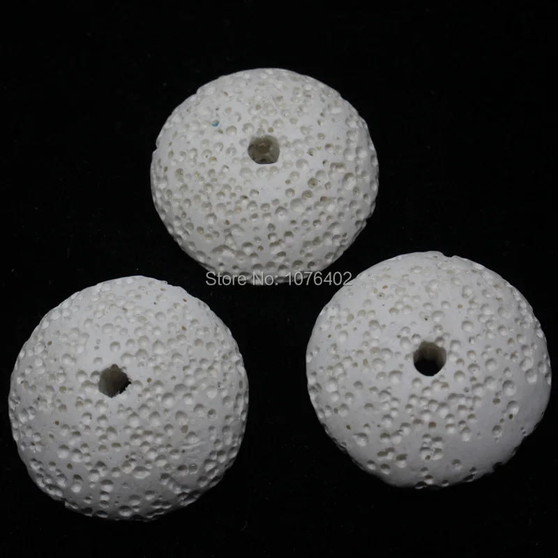 Мини. Заказ составляет 7 долларов! 26 мм натуральный белый вулканический камень