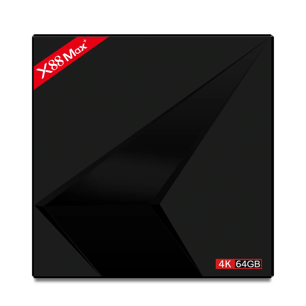 4K Android 9,0 ТВ приставка X88 MAX Plus 4 Гб ОЗУ 64 Гб ПЗУ RK3318 пятиядерный 2,4G/5G Wifi BT4.0 USB3.0 X88MAX+ потоковый медиаплеер