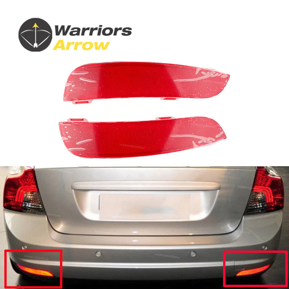 30763345 30763346 для Volvo S40 V50 2008 2009 2010 2011 2012 пара красный задний бампер отражатель лампы светильник объектив левый и правый
