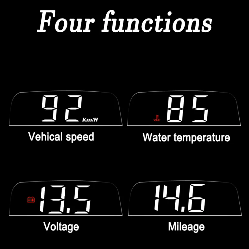 Автомобильный скоростной дисплей с подсветкой gps автомобильные аксессуары