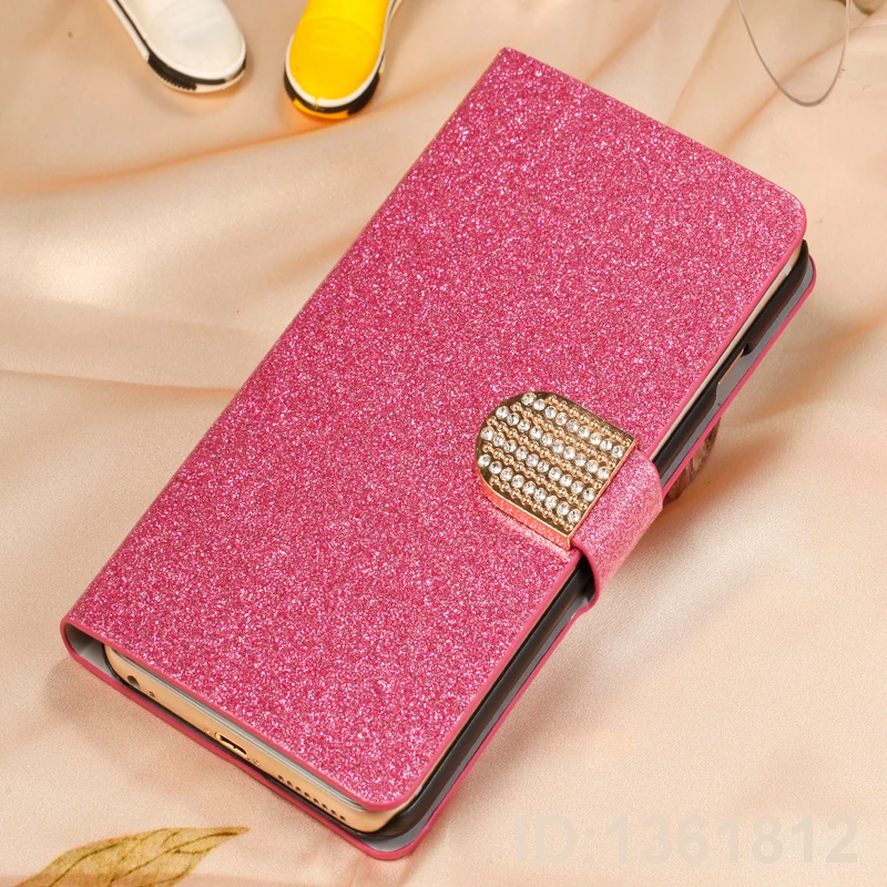for umidigi f1 play case luxury flip pu leather phone protection cover for umidigi s3 pro case shell shiny diamond back capa bag free global shipping