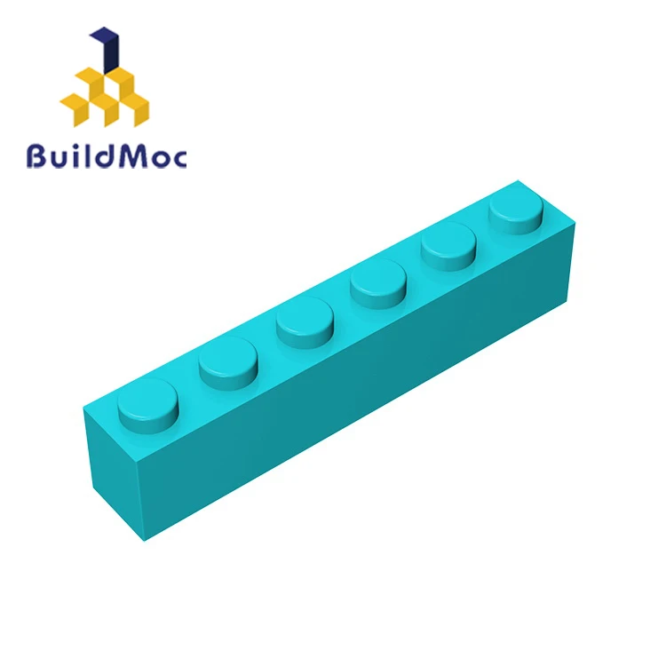 Совместимые детали BuildMOC 3009 1x6 для строительных блоков сделай сам Электрический