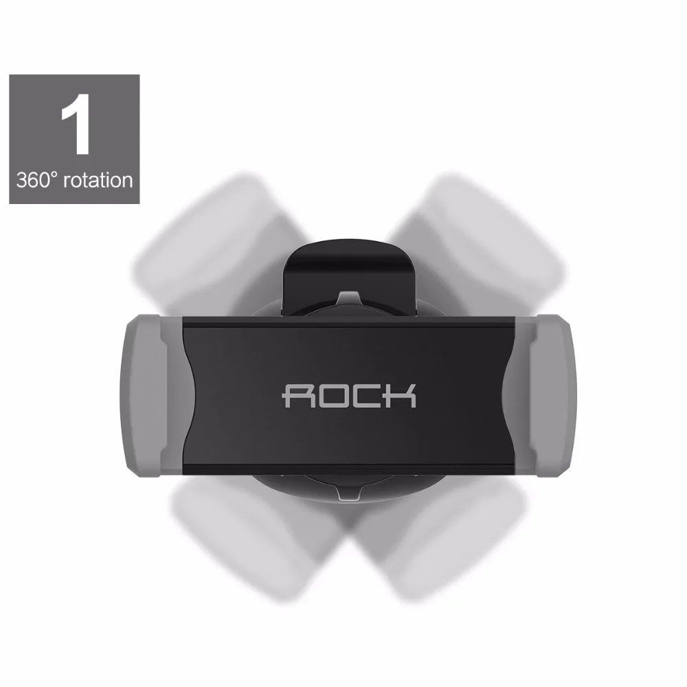 Универсальный автомобильный держатель для телефона Rock, автомобильный регулируемый кронштейн Soporte Movil, автомобильный держатель для iphone
