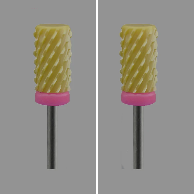 

2pcs Orange Ceramic Nail Drill Bit - Small Barrel Bit 3XC