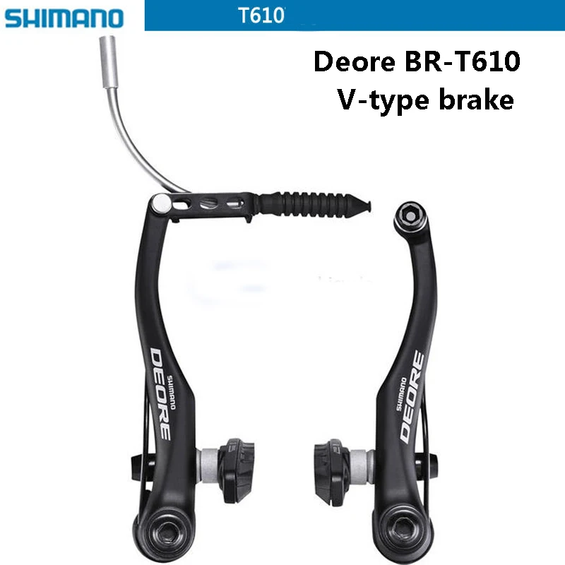 SHIMANO DEORE Bicycle BR-T610 V brake caliper mountain bike V-brakes aluminum parts  Спорт и