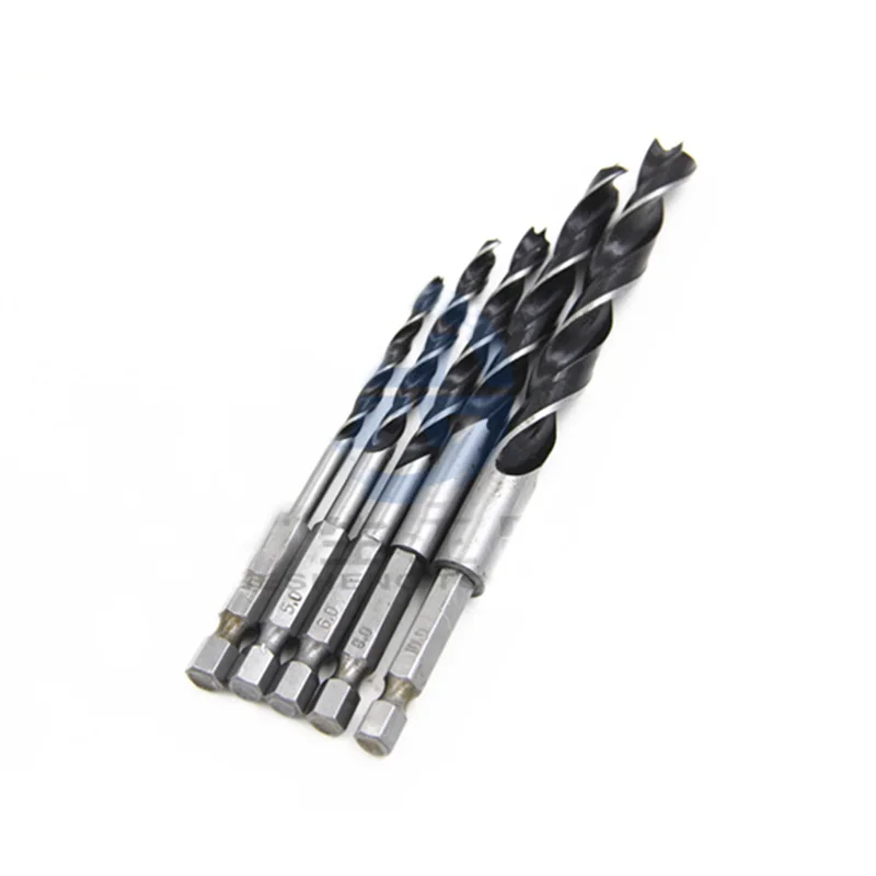 5 шт. Шестигранная ручка Трехточечная деревообрабатывающая дрель