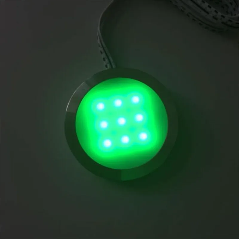 8 RGB изменение цвета LED под шкафом шайба лампы Комплект RF дистанционного