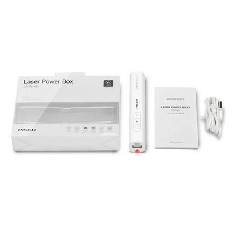 PISEN Марка 2500 мАч Power Bank 2.4 ГГц Беспроводная Лазерная Ручка С Пульт Дистанционного