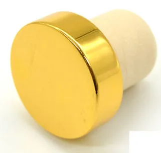 Golden 5 шт./лот Т-образная пробка для вина, Силиконовая пробка для бутылок, пробка для красного вина, пробка для бутылок, инструмент для бара, уплотнительная крышка, пробки для пива - Цвет: Golden