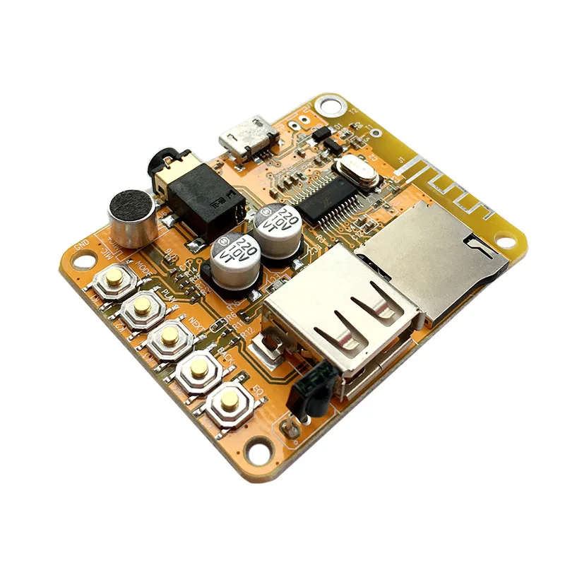 DC 5В Micro USB автомобильный Bluetooth телефонный звонок громкой связи аудио приемник