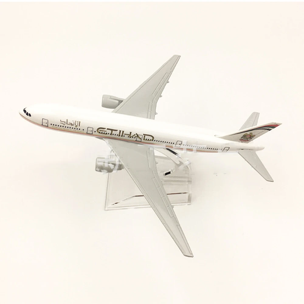 Самолёт в масштабе 1/400 самолёт Боинг 777 Etihad дыхательные пути 16 см модель самолета