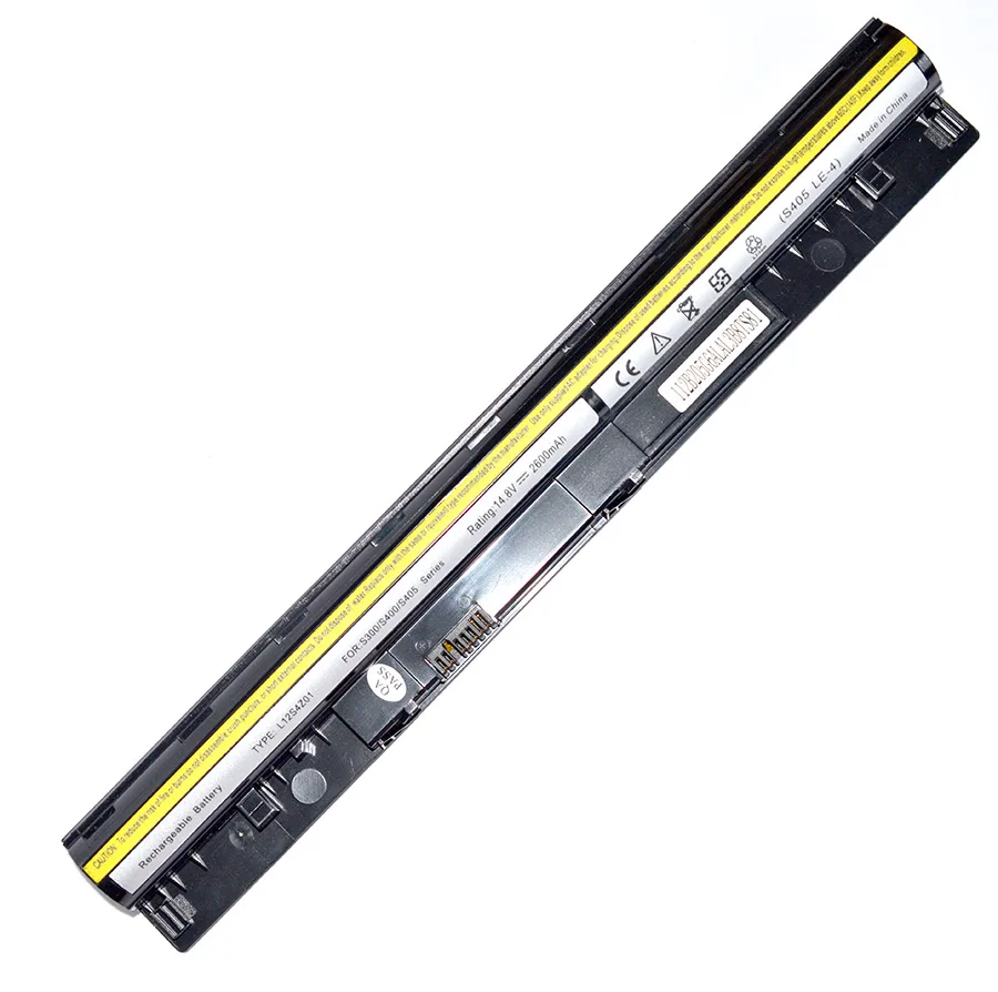 Golooloo 6 ячеек белый/черный аккумулятор для Lenovo IdeaPad S300 S310 S400 S400u S415 S405 S410 4ICR17/65 L12S4L01 L12S4Z01 - Цвет: Black