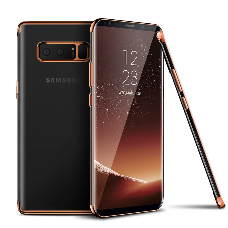 Soft TPU Case for Samsung Galaxy S9 S8 Plus Note 8 J3 J5 J7 NEO 2017 J2 Prime A3 A5 2016 A8 2018 S7 S6 EDGE Plating cover |