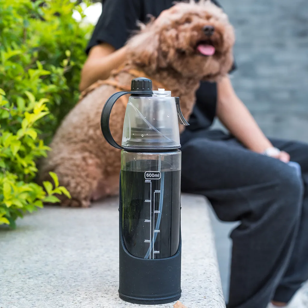 

Transer Dog Water Bottle For Portable Travel Water Drink Cup Dispenser People Pet Dual Use Green Honden Drinkfles 19May1 P40