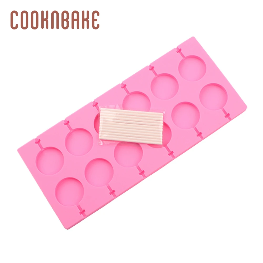 CDSM-749 Круглая силиконовая форма COOKNBAKE для леденцов, цветов, конфет, шоколада, леденцов, инструмент для украшения торта, сделай сам, торт, Рождество - Цвет: CDSM-749