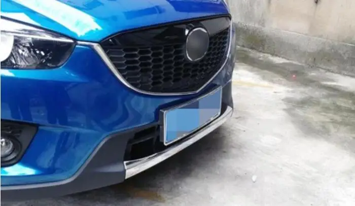 Подходит для 2012-2016 mazda CX-5 CX5 хромированный передний нижний бампер крышка гриля губ