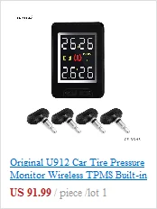 Цифровой беспроводной автомобильный TPMS бар PSI система контроля давления в шинах внутренняя и внешняя система датчика сигарет зарядное устройство ЖК-дисплей