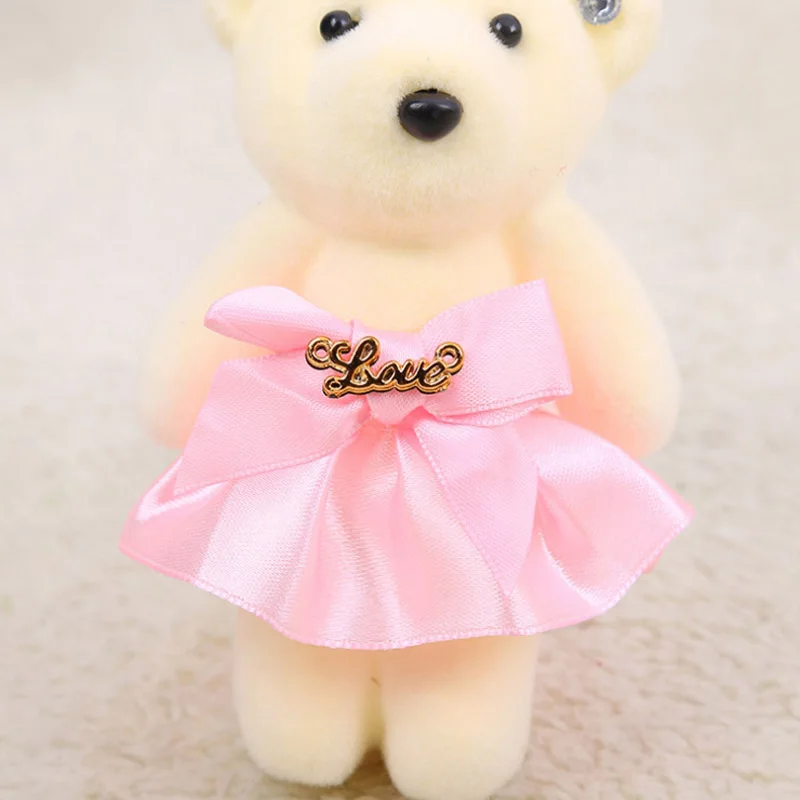 60 шт./лот мини мишка Тедди Мягкие плюшевые игрушки 13 см маленький медведь мягкие