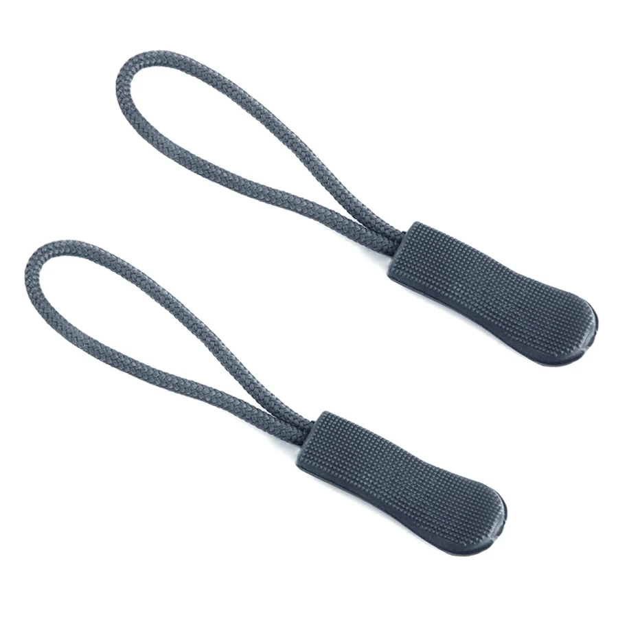 100 шт./лот разные цвета ПВХ застежка молния шнур вытягивающий Съемник концевик