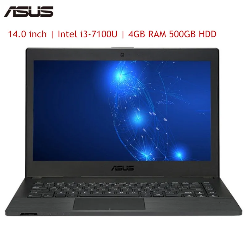 Ноутбук ASUS P2440UQ7100 14 0 дюймов Windows 10 Pro Intel i3 7100U двухъядерный 2 4 ГГц Гб ОЗУ 500 HDD