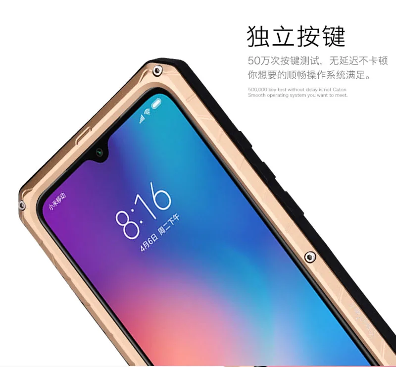 Для Xiaomi mi 9 mi 9 чехол авиационный алюминиевый сплав металл+ кремнезем задняя крышка для Xiao mi 9 чехол для телефона s