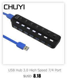 CHUYI Мульти USB комбинированный usb-хаб 2 порта USB 2,0/3,0 с SD/TF кард-ридером USB Sliptter адаптер для microsoft Surface аксессуары