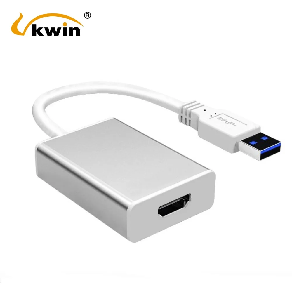 Vkwin USB3.0 к адаптеру HDMI HD 1080 P USB видеокабель конвертер для ноутбука ТВ Алюминий| |