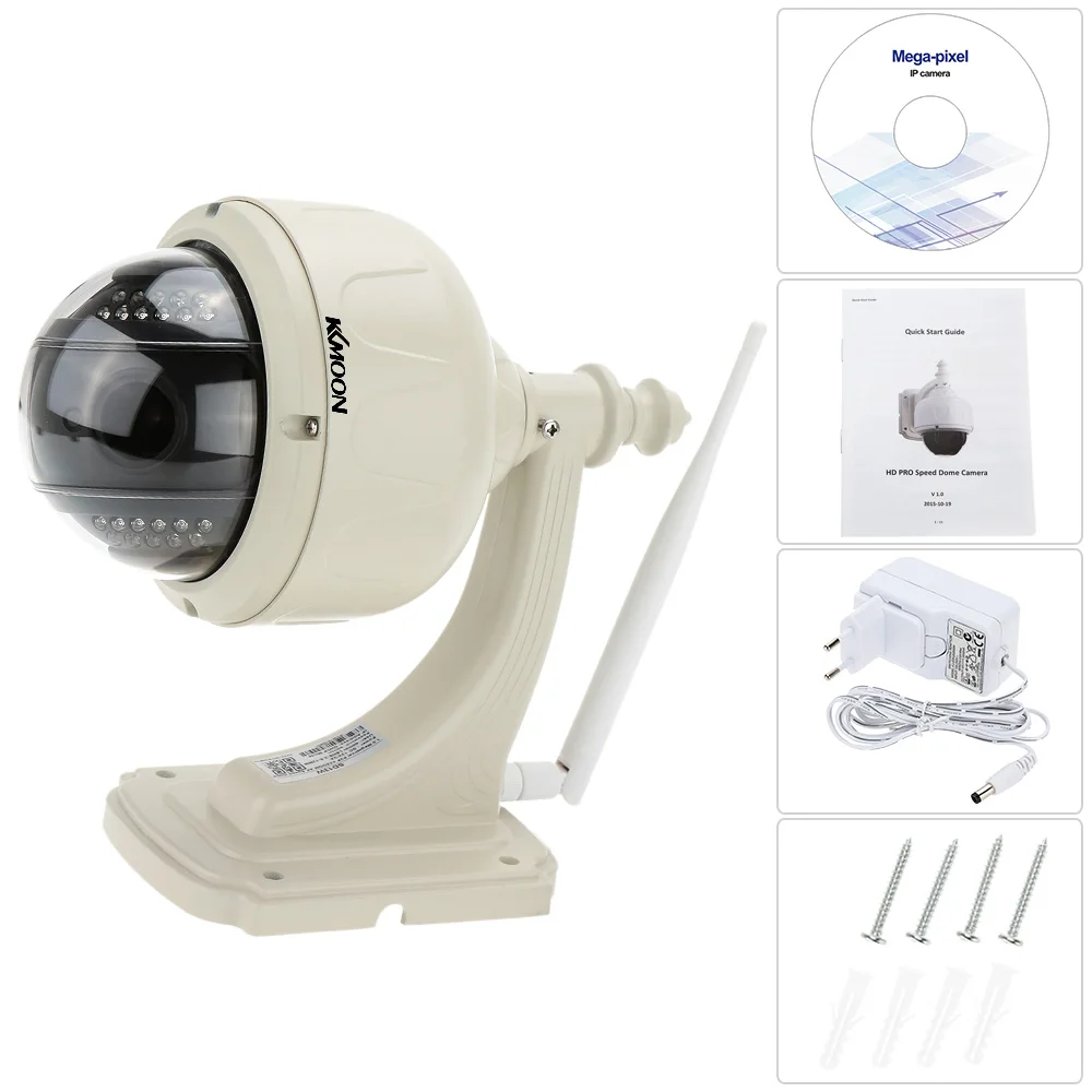 KKmoon HD 720 P Беспроводной Ip камеры WiFi Безопасности CCTV Камеры 2.8-12 мм автофокусом PTZ Водонепроницаемый Камеры Видеонаблюдения Ip-камеры