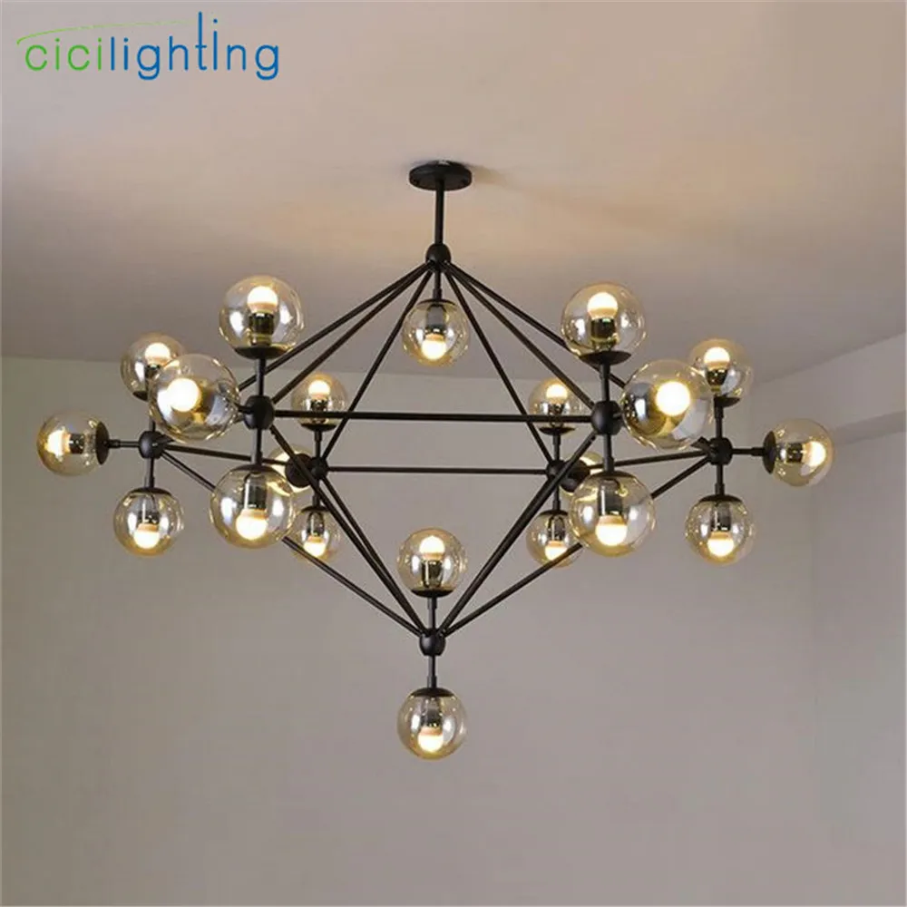 Современные Люстры светильники светодиодные лампы в стиле индастриал