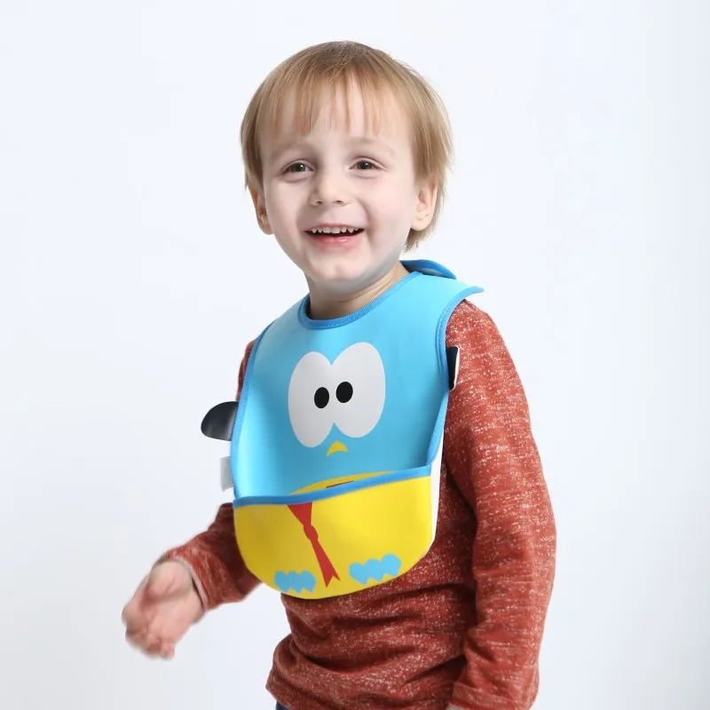Pvc Waterproof Baby bi Big Pocket Food Catcher for Babies and Toddlers FDA approved Unisex Design Stain Resist | Детская одежда и