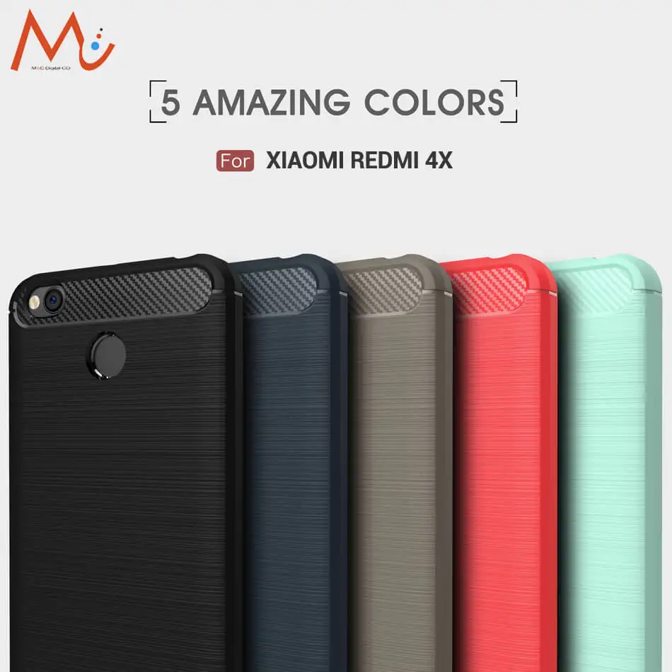 Xiaomi Redmi 4X случае мода мягкий силиконовый чехол для Дело 4 x защитная крышка xiomi 4x