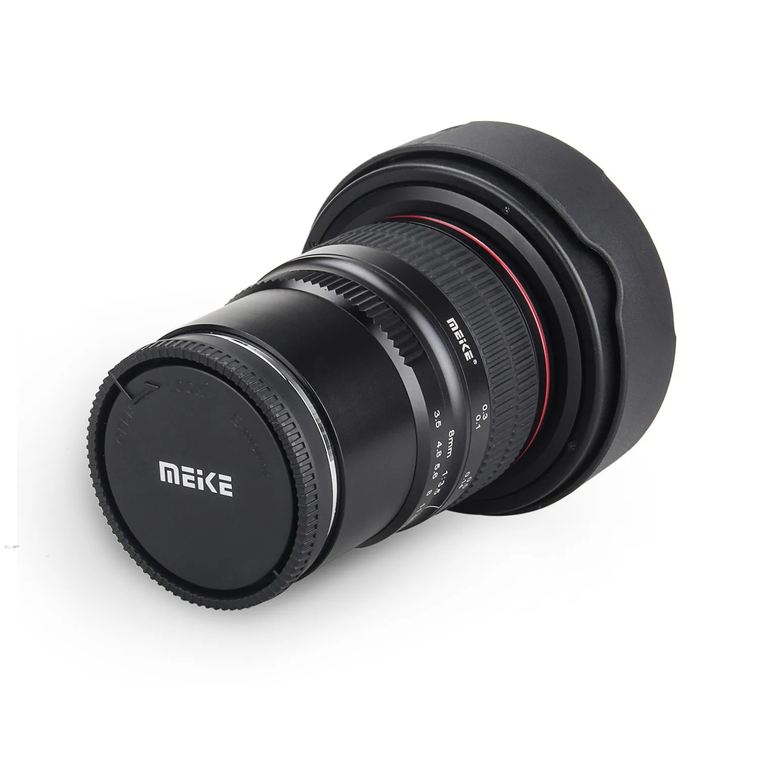 Meike 8 мм f/3 5 широкоугольный объектив рыбий глаз для беззеркальной камеры Panasonic Olympus