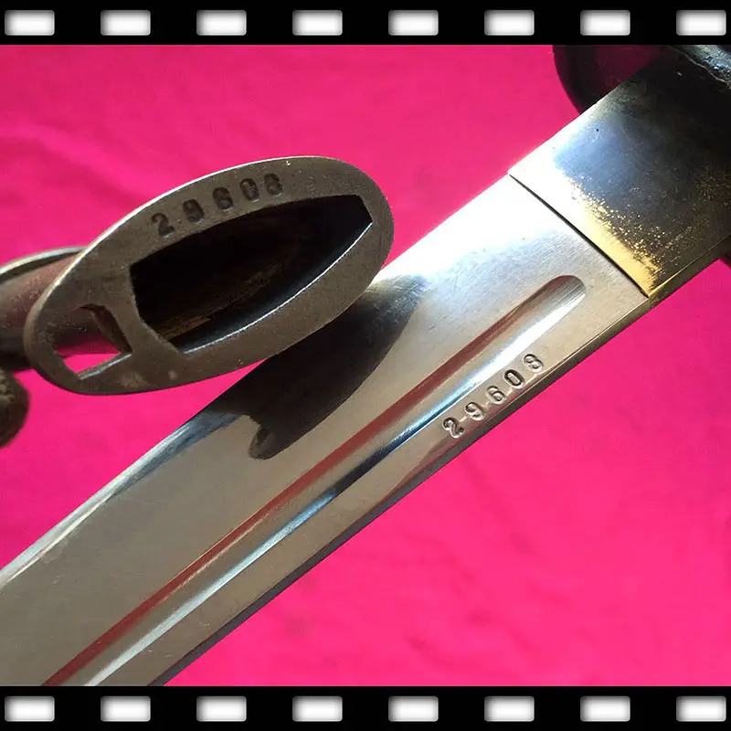 Острые военные японские армии Nco ручной работы из высокоуглеродистой стали Меч