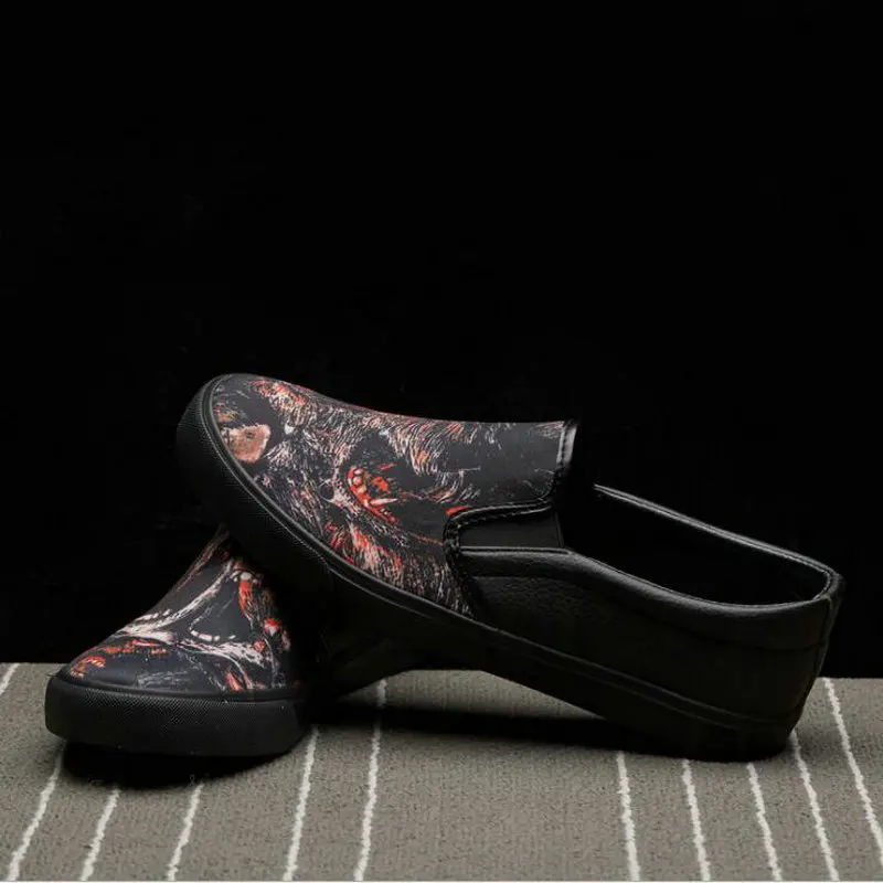 Брендовые мужские повседневные кроссовки парусиновая обувь лоферы на плоской