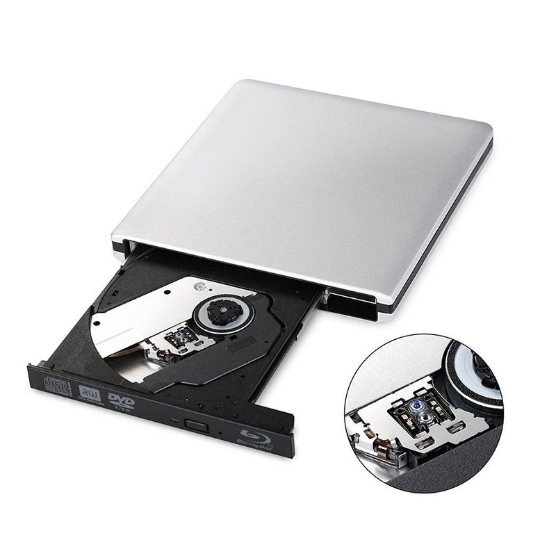 Внешний оптический привод DVD Type C + USB 3 0 комбинированный Blu Ray BD ROM 3D проигрыватель