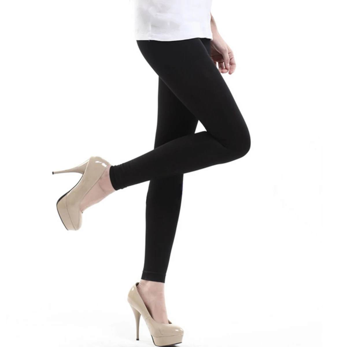 Женские пикантные колготки без ног теплые бесшовные 120D толстые Чулочные изделия