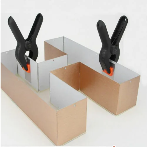 10 шт. 3D письма канала крепежные плоскогубцы алюминиевый акриловые буквы из