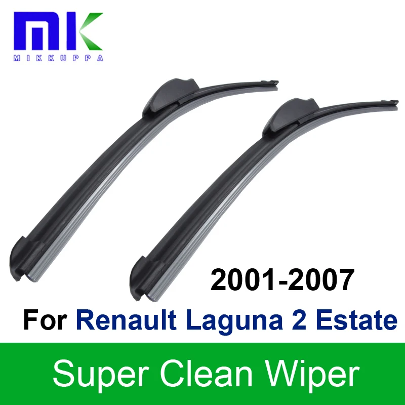 Резиновые щетки стеклоочистителя для Renault Laguna 2 Estate 2001 2002 2003 2004 2005 2006 2007