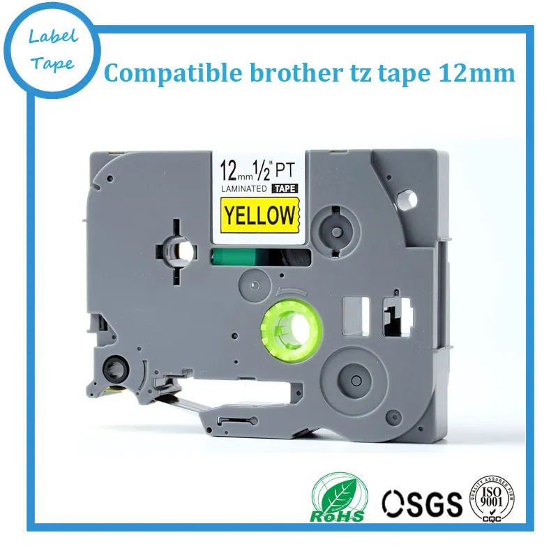 Цзы ламинированные ленты TZ2 631 Совместимость Brother P touch TZE tz631 TZ черный на желтом TZe