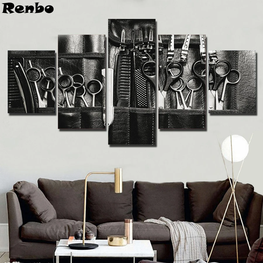 Алмазная живопись 5 шт./компл. алмазная вышивка сделай сам черно-белые