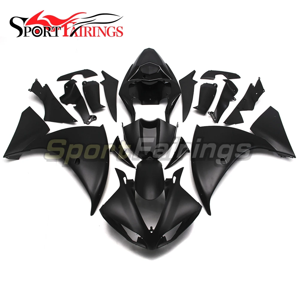 

Fairings For Yamaha YZF R1 Year 09 10 11 YZF-R1 2009 2010 2011 ABS Motorcycle Fairing Kit Bodywork Sportbike Cowing Flat Black