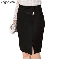 womens skirts slim sexy formal office lady skirt elastic high waist black step pencil saias ol skirts for woman work